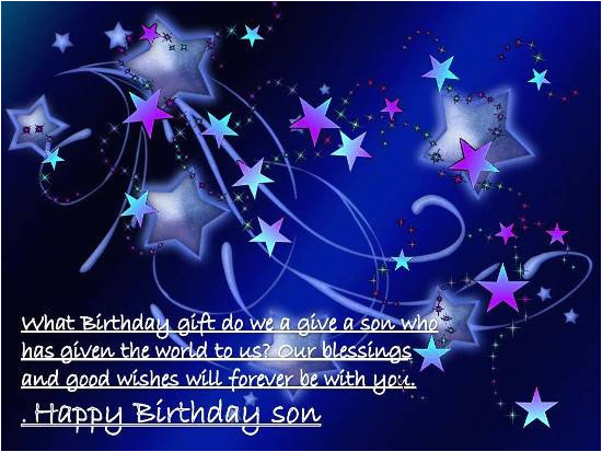 heartfelt birthday greetings for son free for son