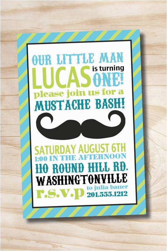 mustache bash man 1st birthday party