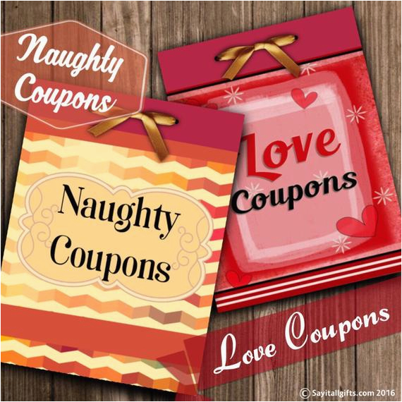 naughty coupons love coupons valentine day gift birthday