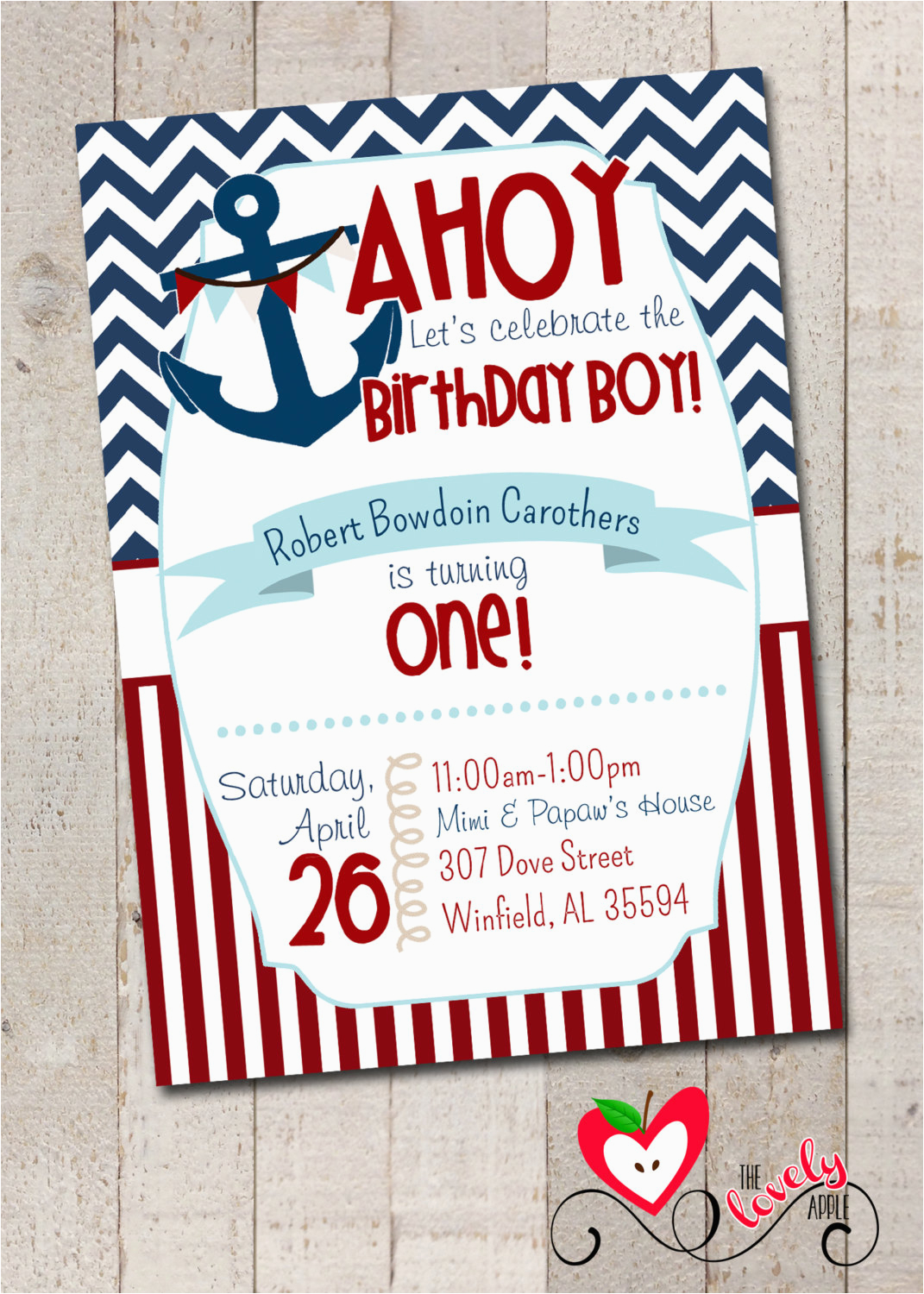 nautical birthday boy party nautical