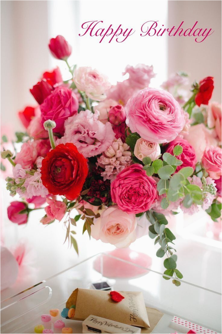 happy birthday flowers foto 39 s pinterest flowers