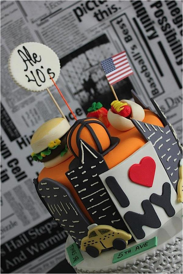 Nyc 40th Birthday Ideas Kara 39 S Party Ideas New York City Big Apple 40th Birthday