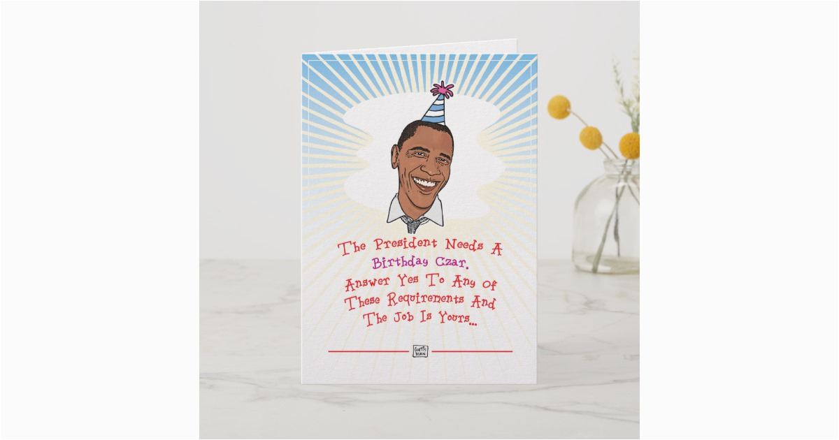 barack obama birthday card zazzle ca