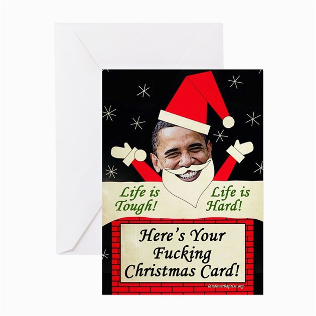 obama christmas greeting card by landoverbaptist