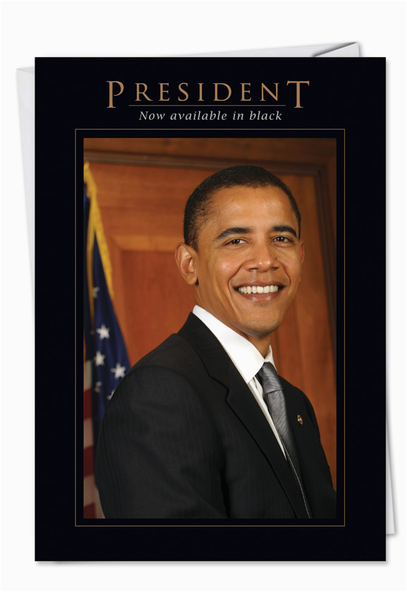 president obama life like box diapers funny card