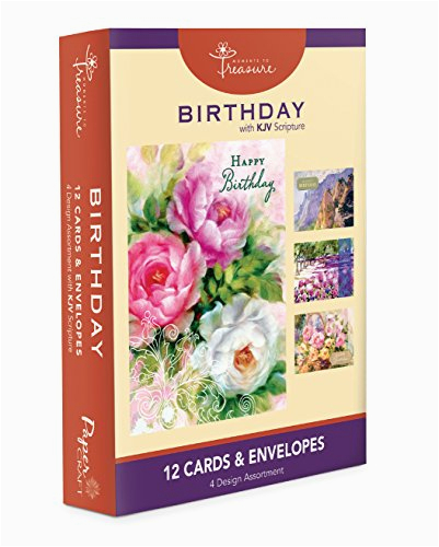 12 boxed birthday greeting cards celebrate niv