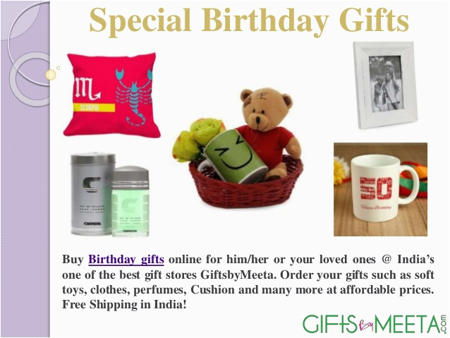 special birthday gifts for him her