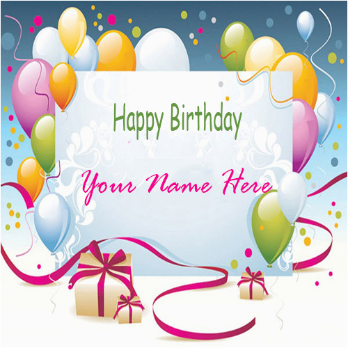 happy birthday cards with name edit