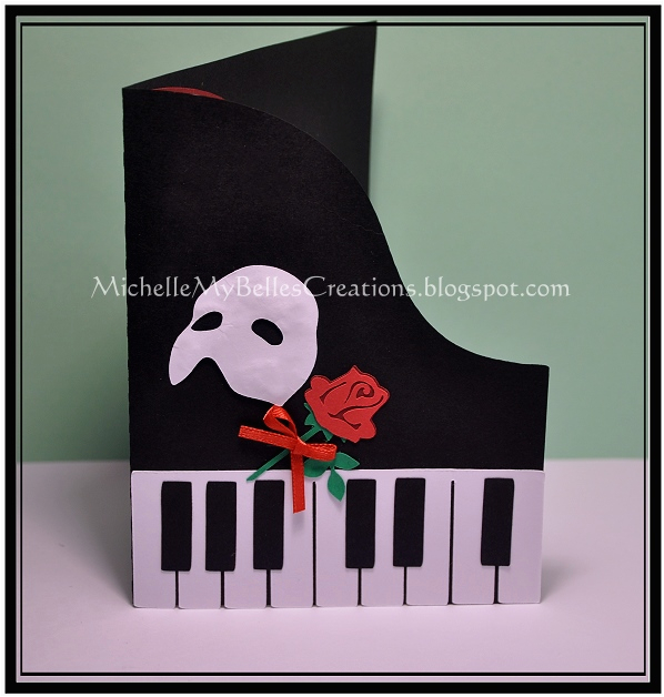 michellemybelle creations phantom of the opera invites