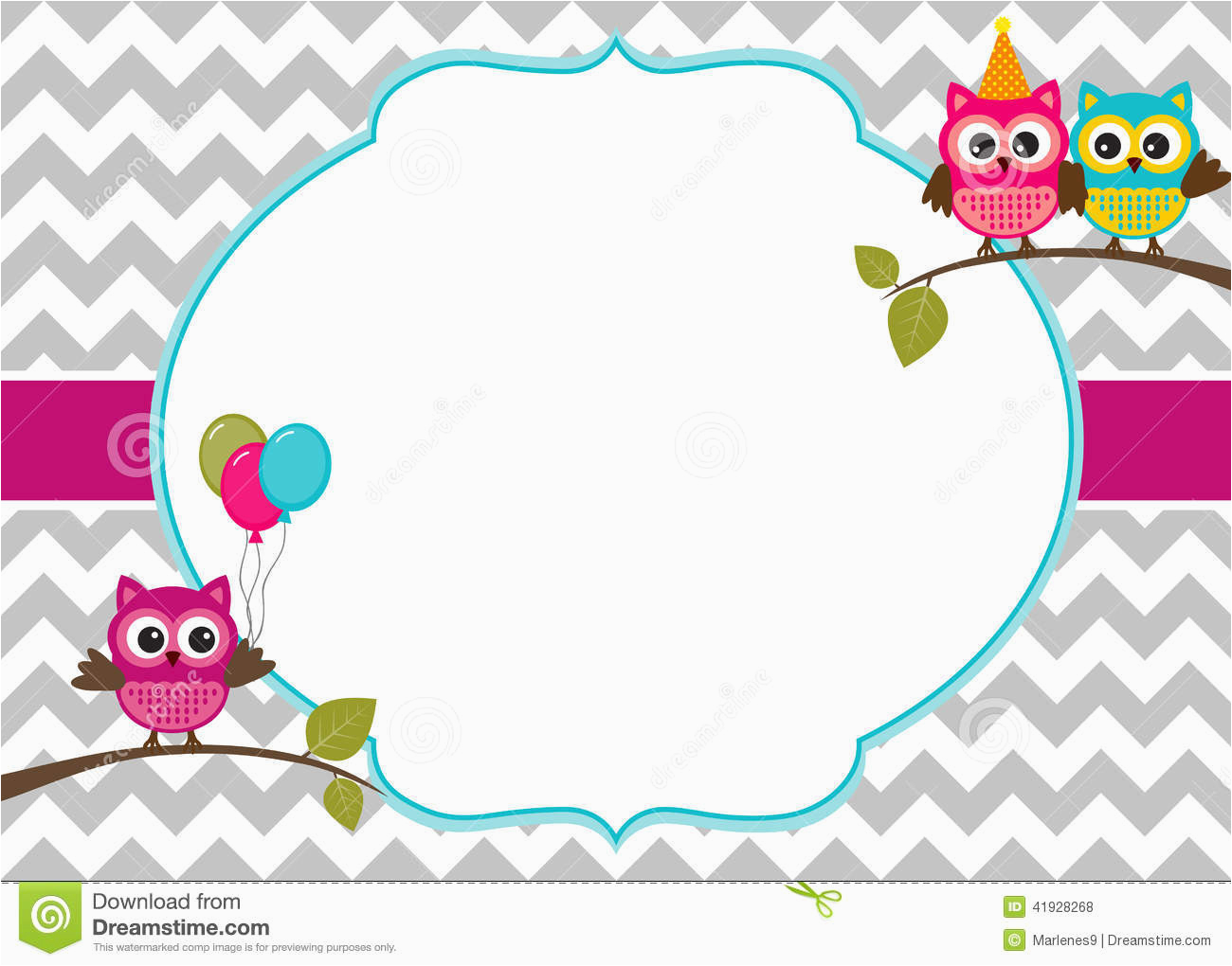 owl birthday invitation template free