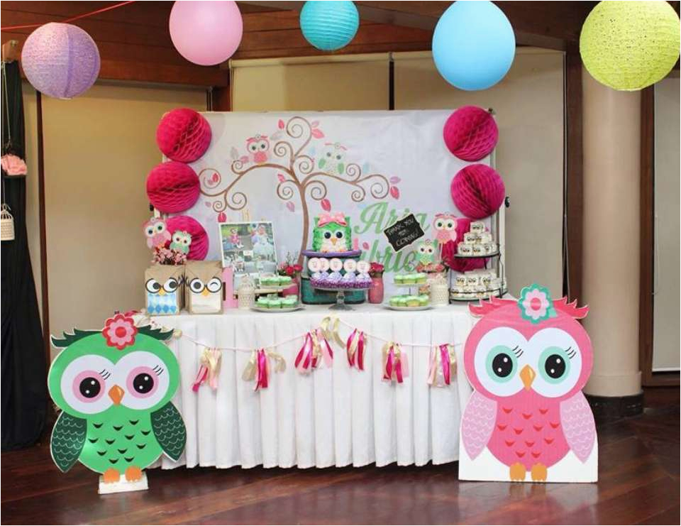 aria gabrielles owl party