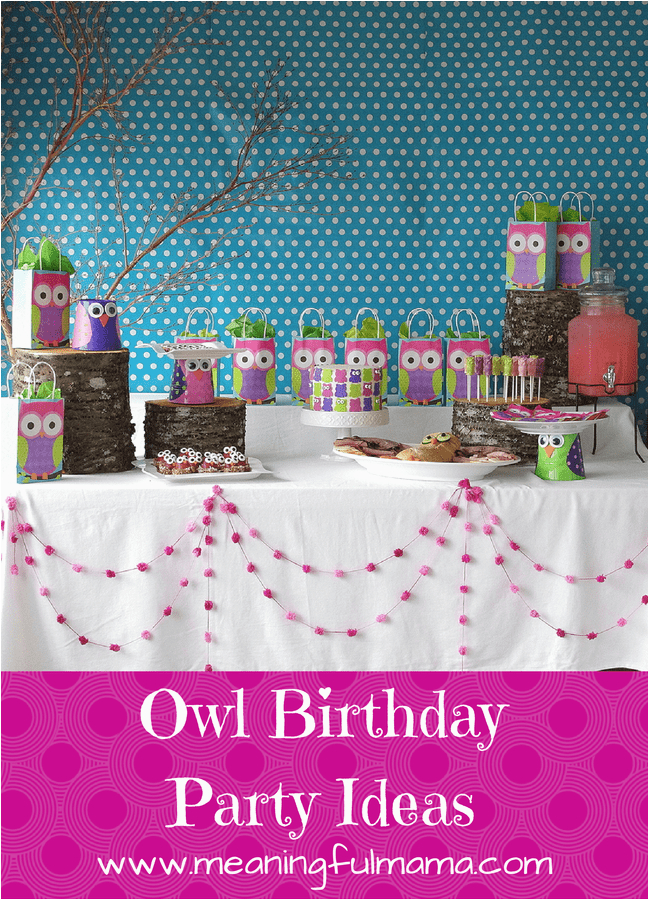 owl party ideas