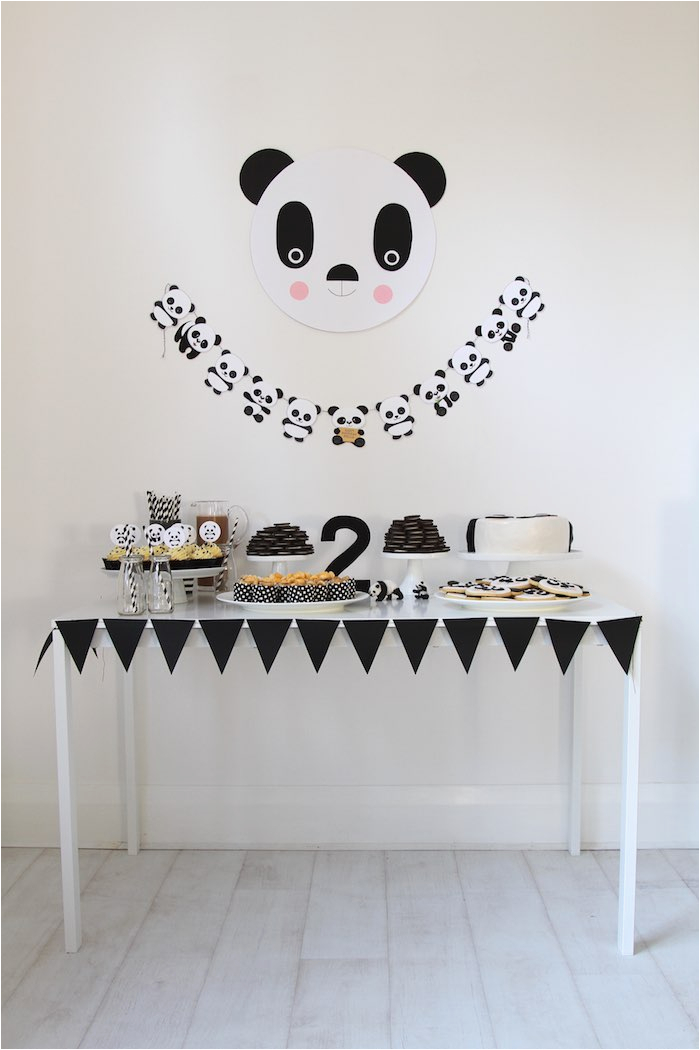 panda bear birthday party