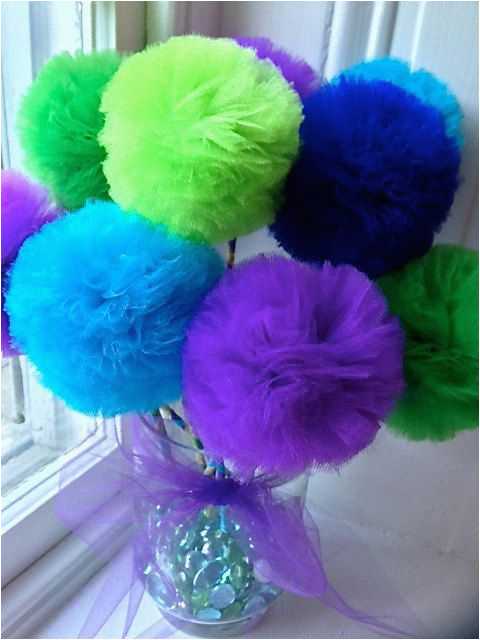 peacock centerpieces