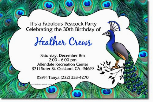 peacock birthday invitations download jpg immediately