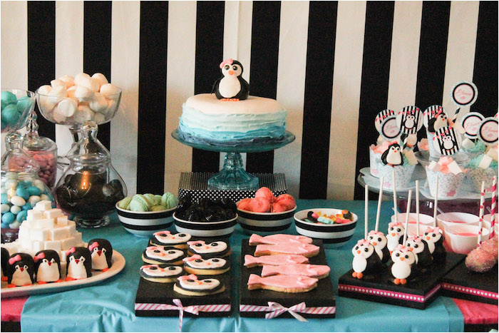 penguin themed birthday party