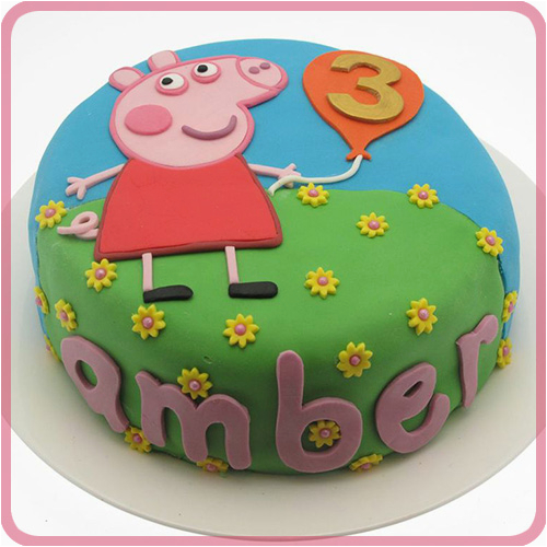 peppa pig birthday cake for lovely kids awesome birthday
