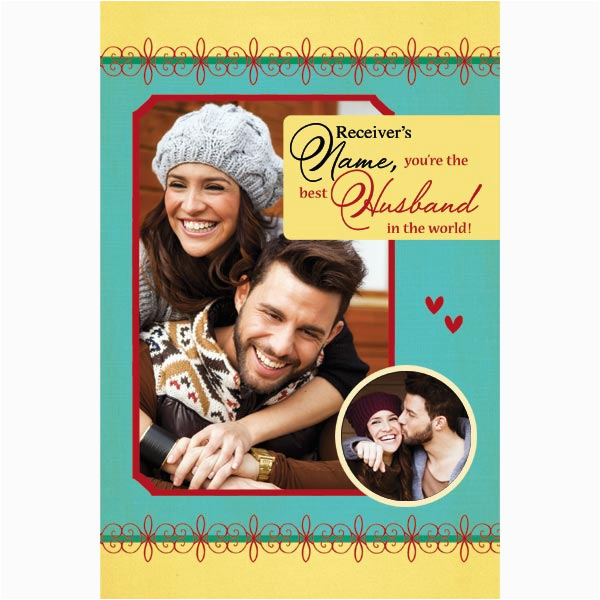 personalized birthday cards for husband