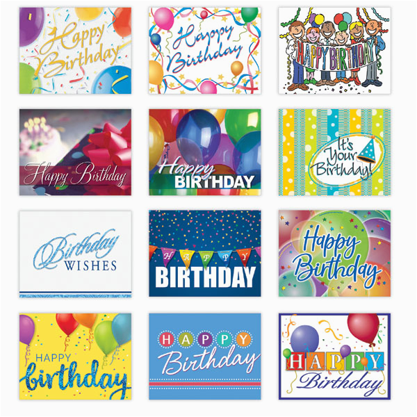 personalized happy birthday card assortment from g neil