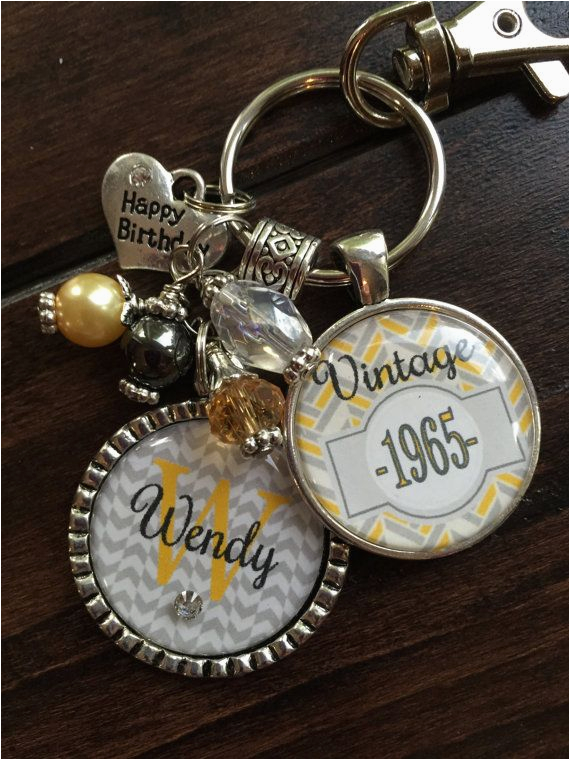 birthday gift for her personalized vintage necklace or