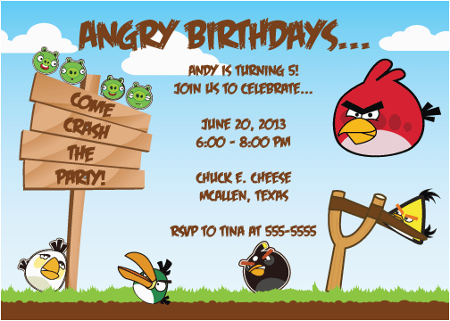 angry bird invitations templates ideas