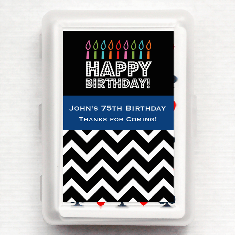 personalized playing cards and card case party favors