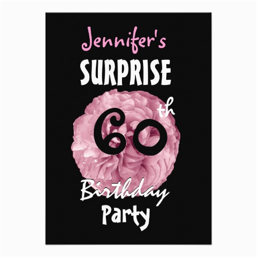 custom 60th surprise birthday party invitation 161986910012351176