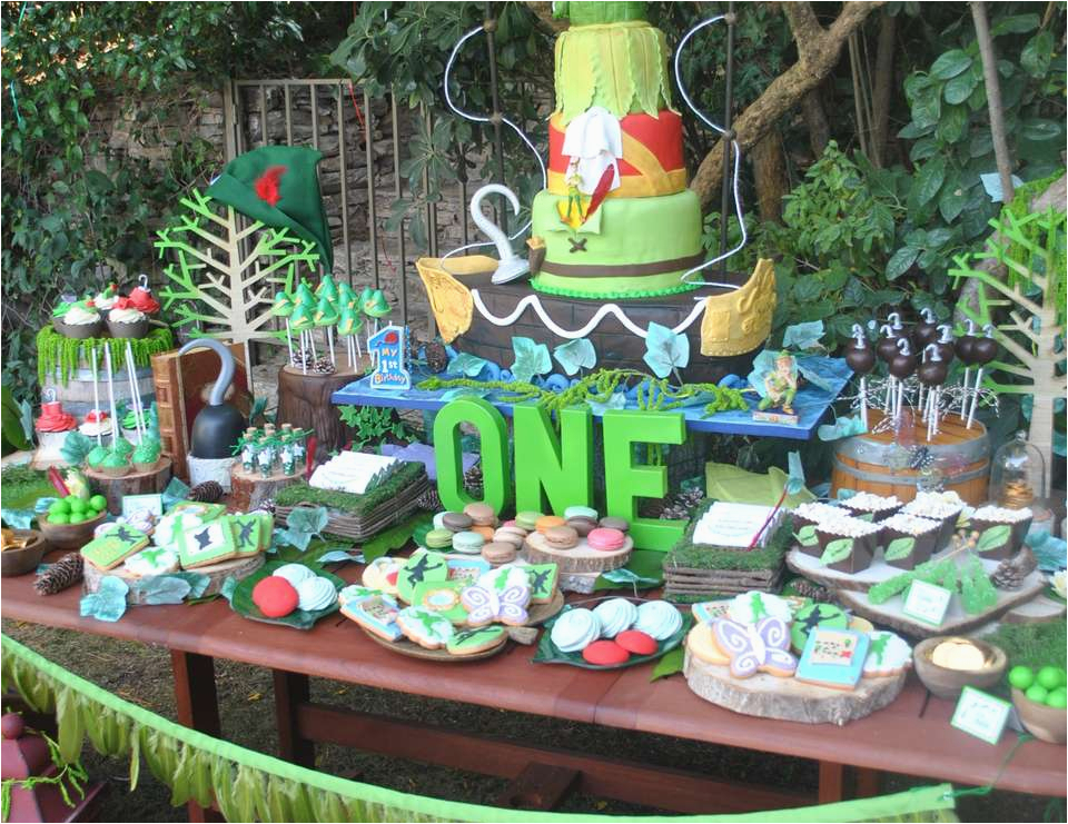 peter pan 1st birthday party