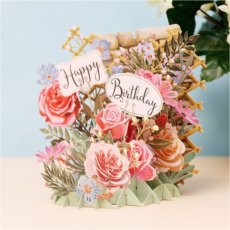 meandmcq happy birthday flowers 3d card temptation gifts