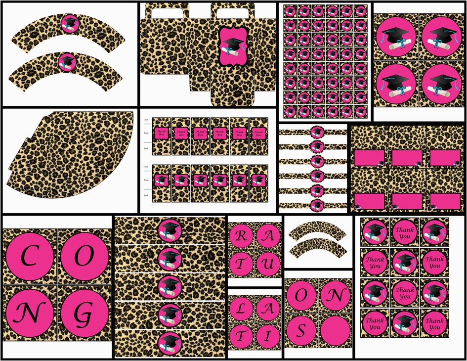 2742849 graduation theme pink cheetah printable party package utm campaign storenvy 2520store 2520tab utm content 2742849 graduation theme pink cheetah printable party package utm medium product utm source facebook