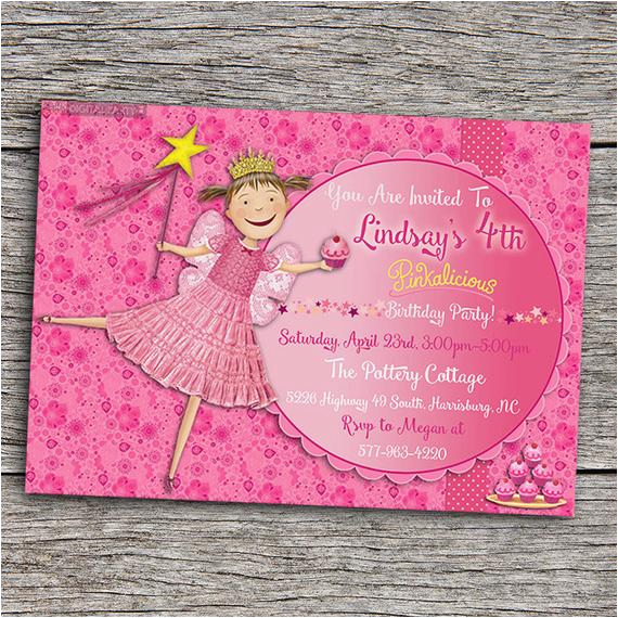 pinkalicious birthday invitation diy