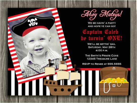 pirate birthday invitations