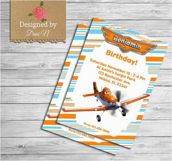 disney planes birthday invitation planes