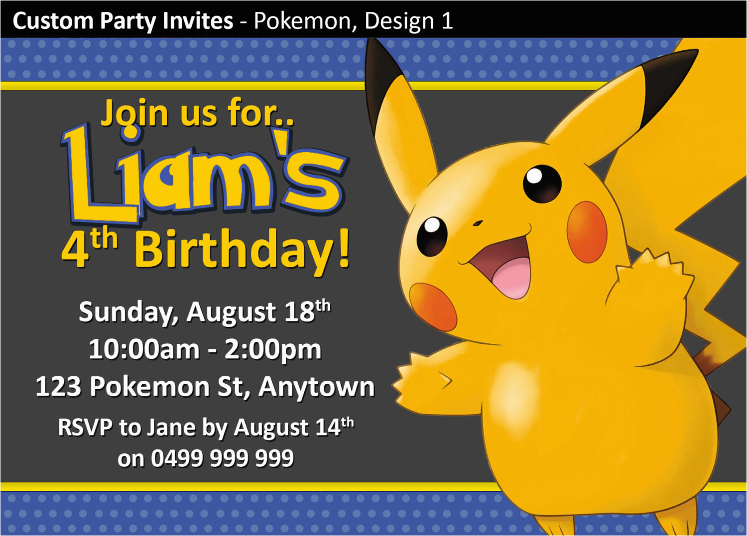 pokemon birthday invitations free egreeting ecards