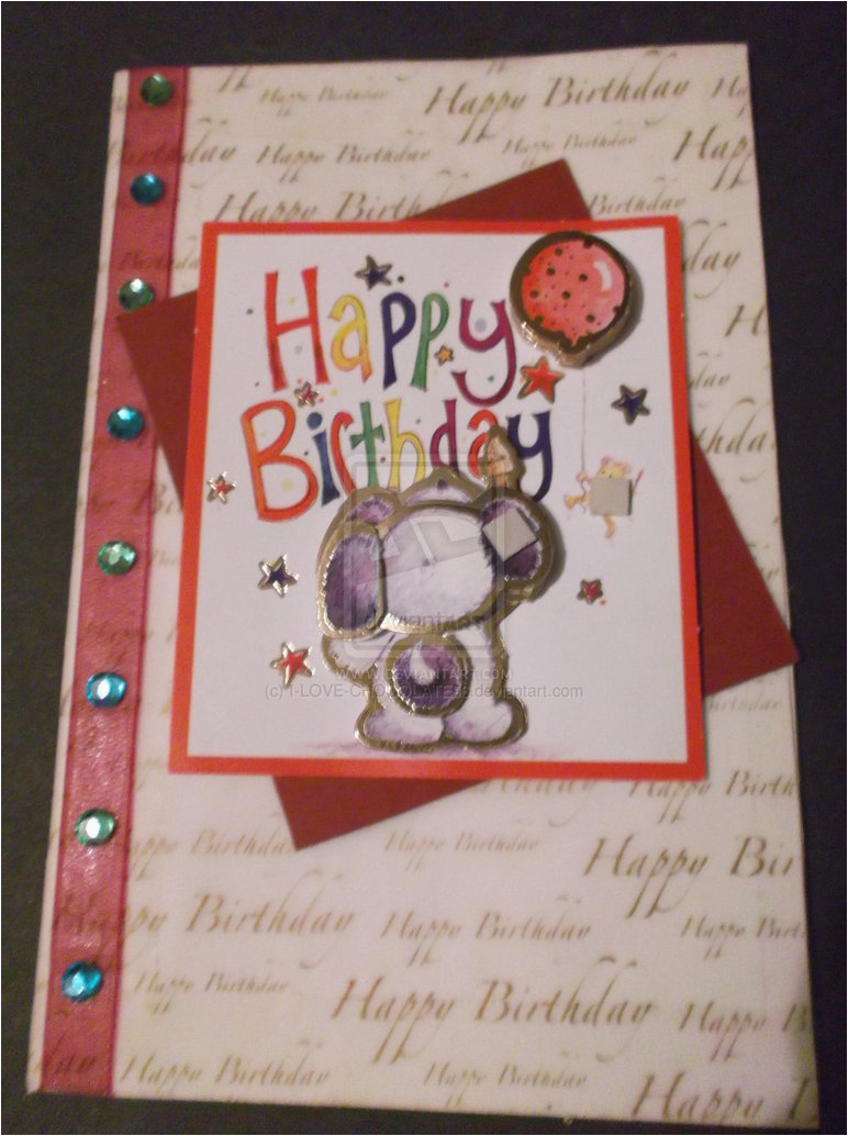 handmade birthday card 362723106