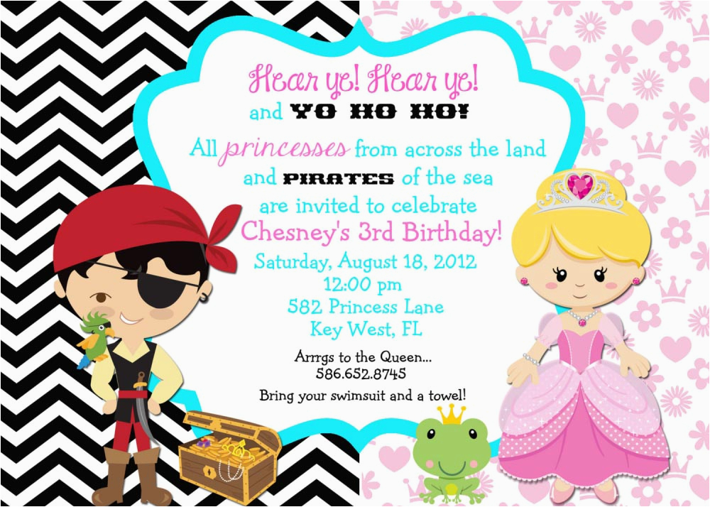 pirate party invitations