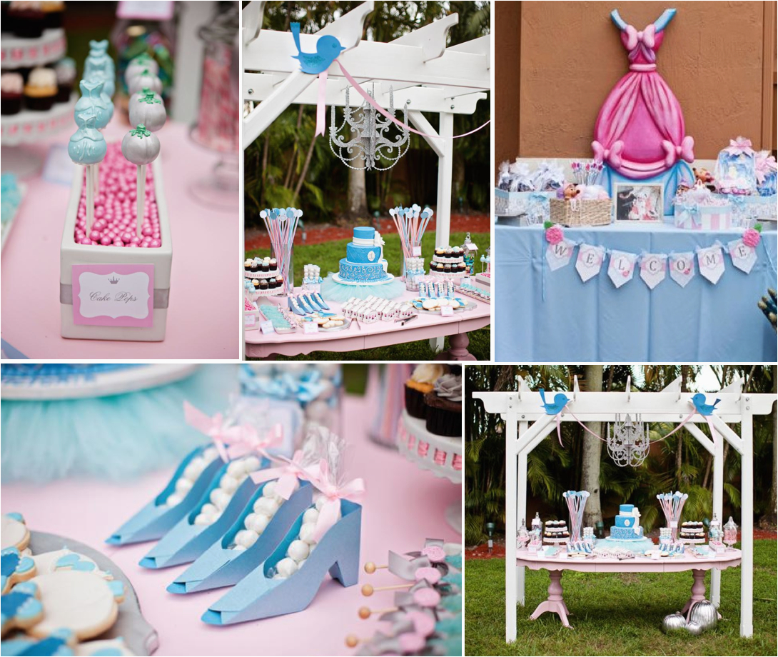 Princess themed Birthday Party Decorations Kara 39 S Party Ideas Disney Princess Cinderella Girl 1st
