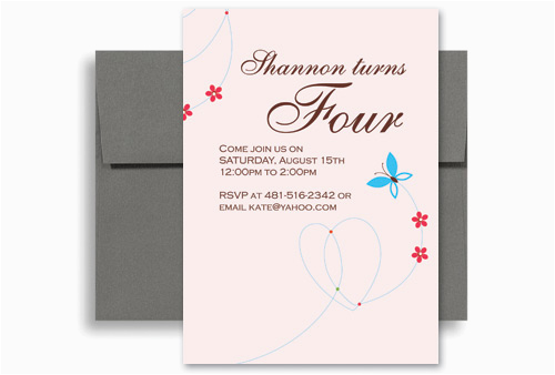 word template how to make my own custom birthday invitation design kid 1098