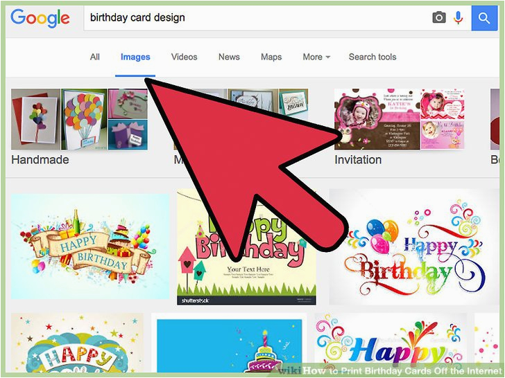 print birthday cards off the internet