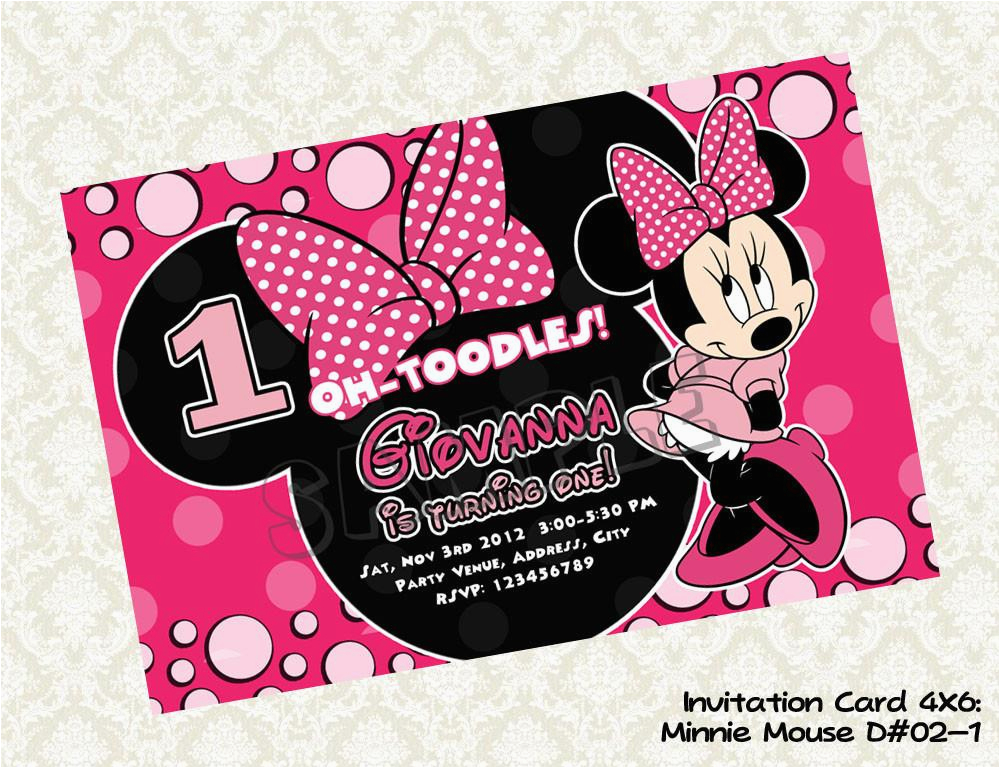 minnie mouse invitation minnie mouse birthday card