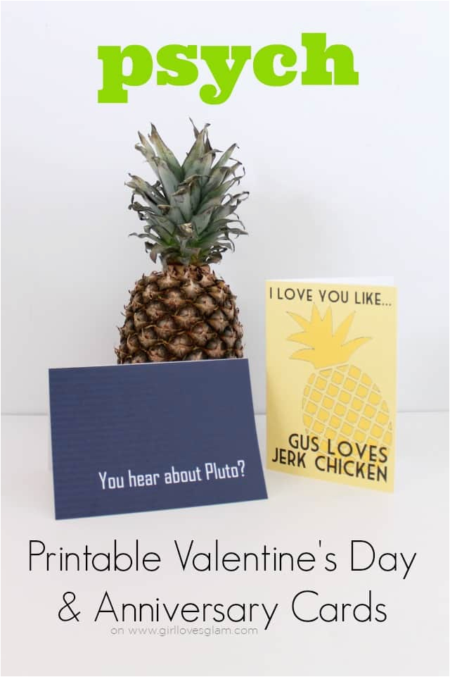 psych printable valentine and anniversary cards girl