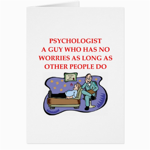 psychology greeting card zazzle