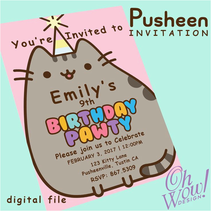 pusheen birthday