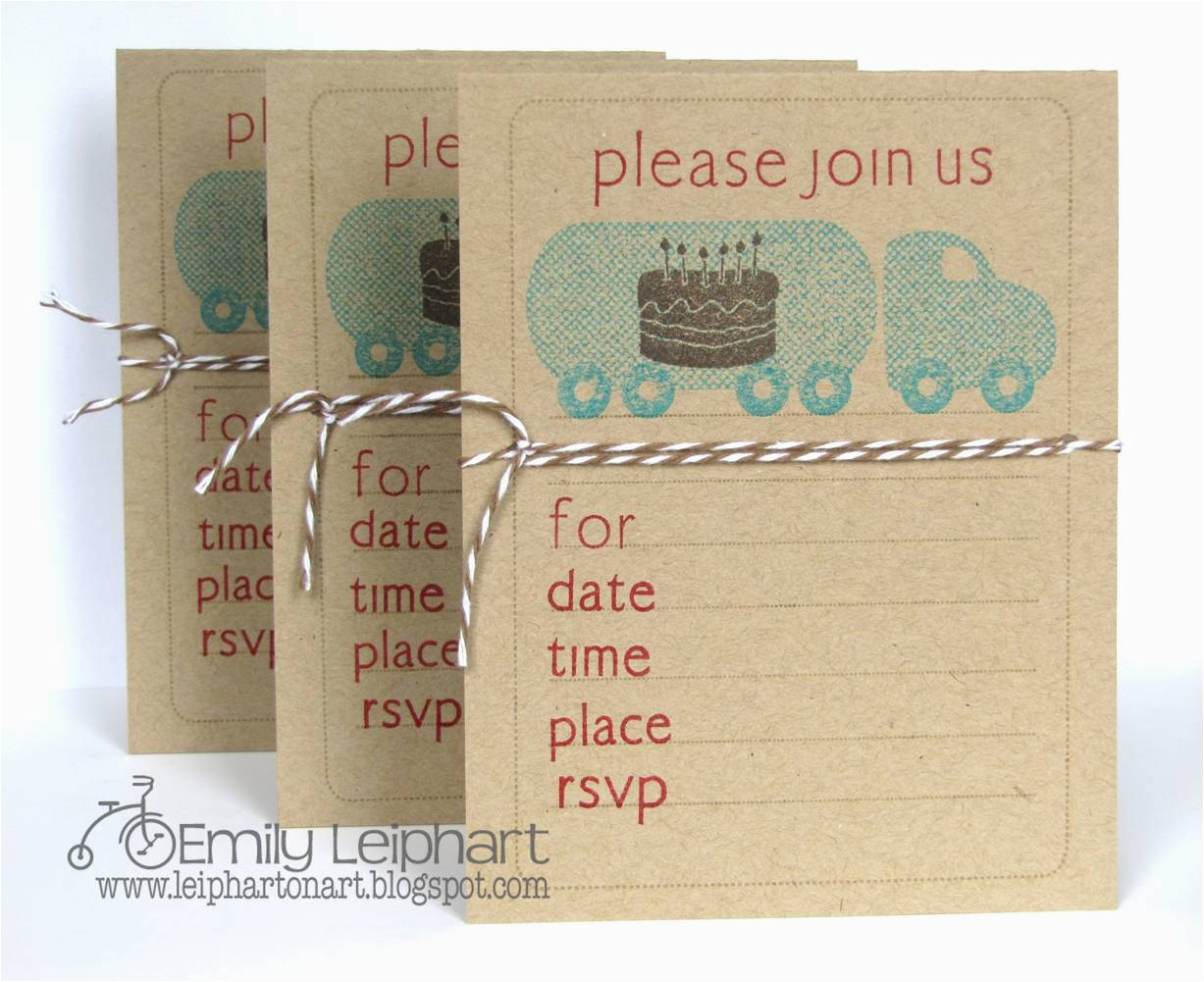 quick easy birthday invitations