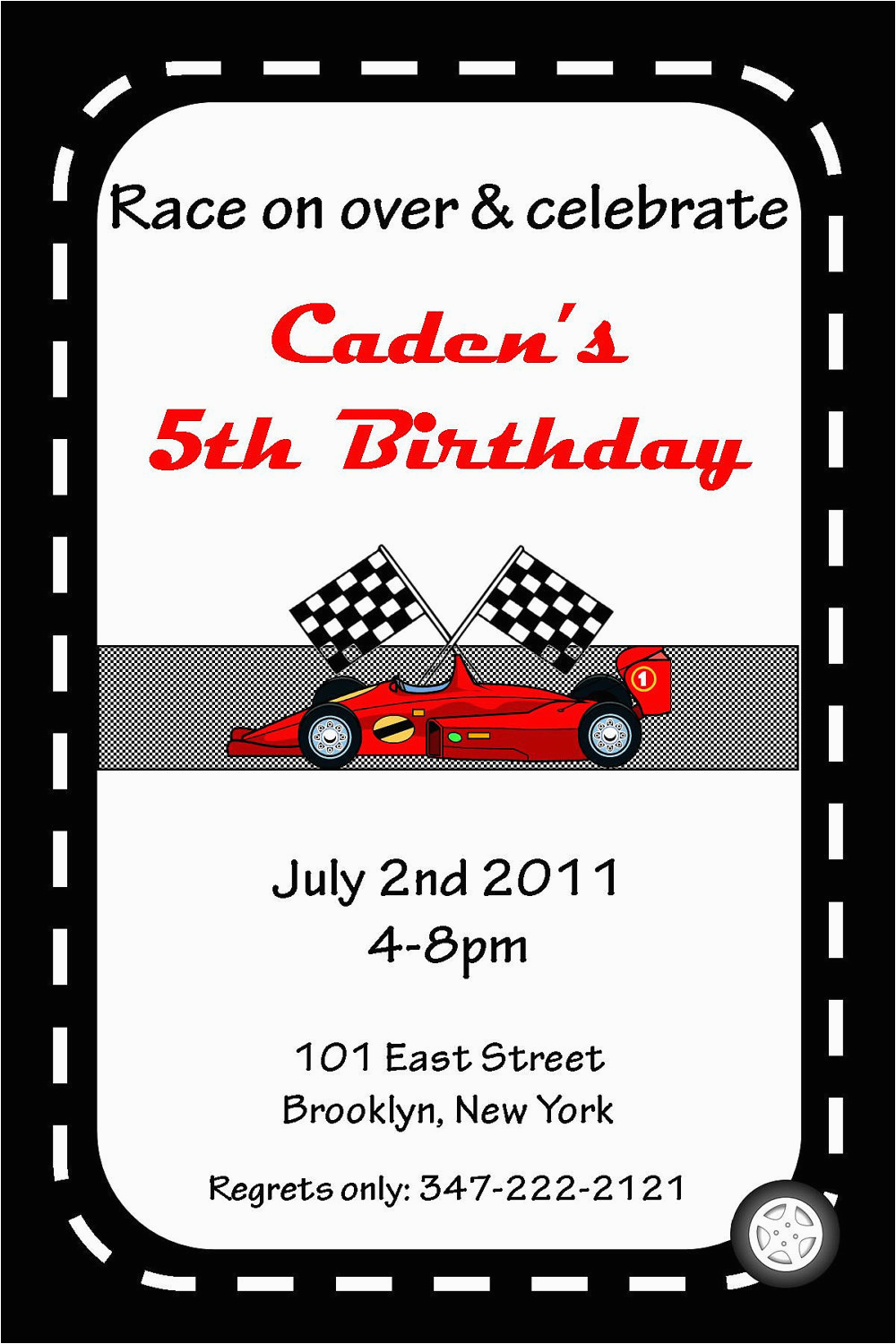 5 best images of race car invitations printable race car