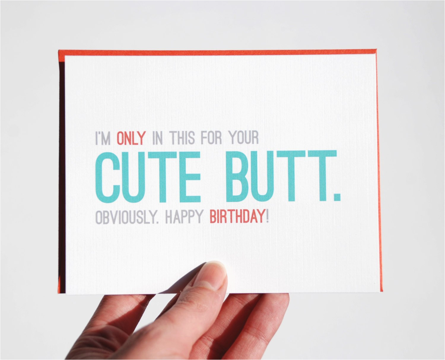 funny birthday card sexy birthday card i 39 m only in by