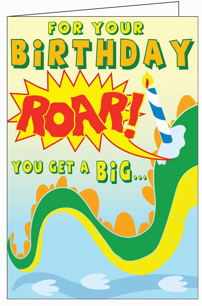 greeting cards birthday monster really big greeting card