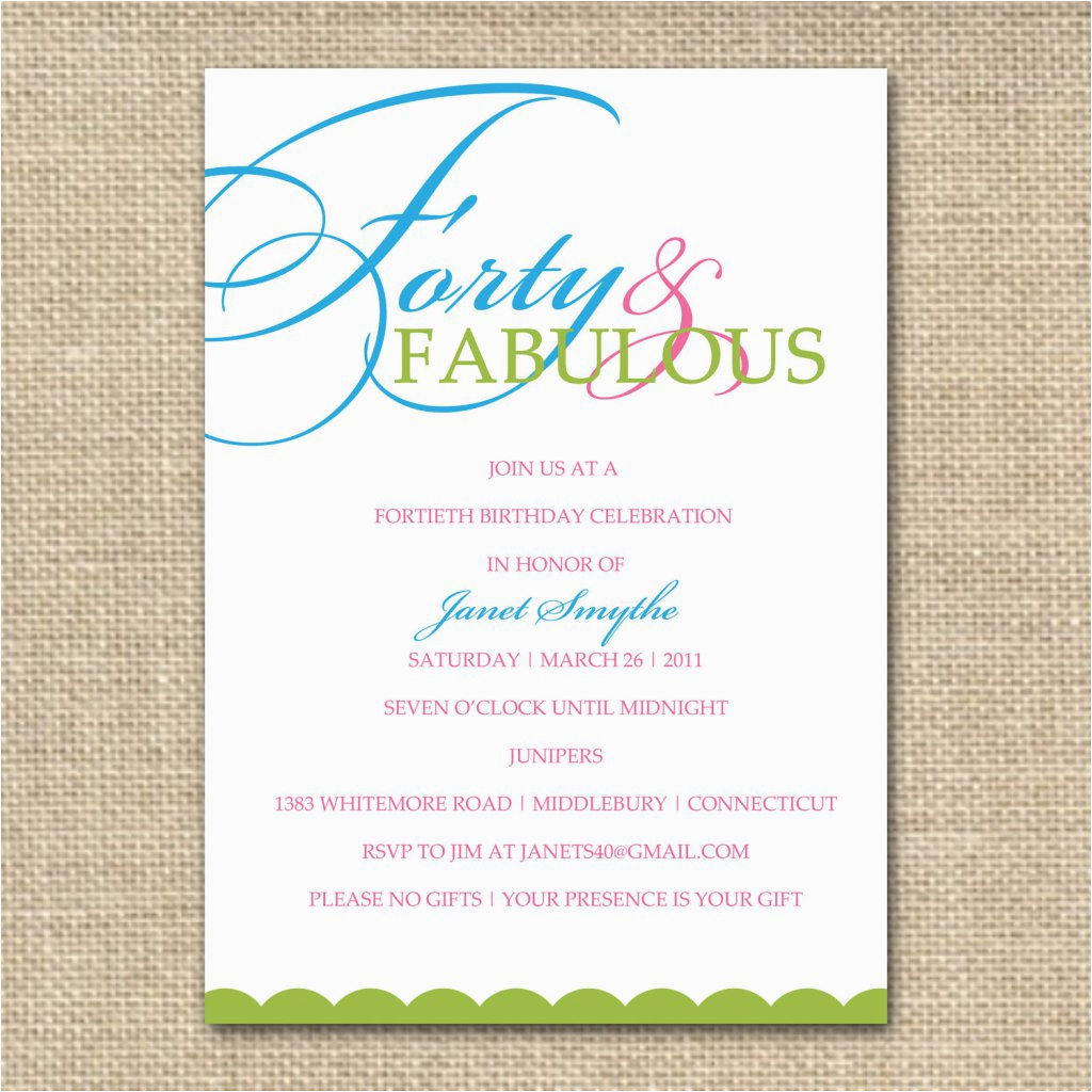 Invitation Dress Code Wording Samples