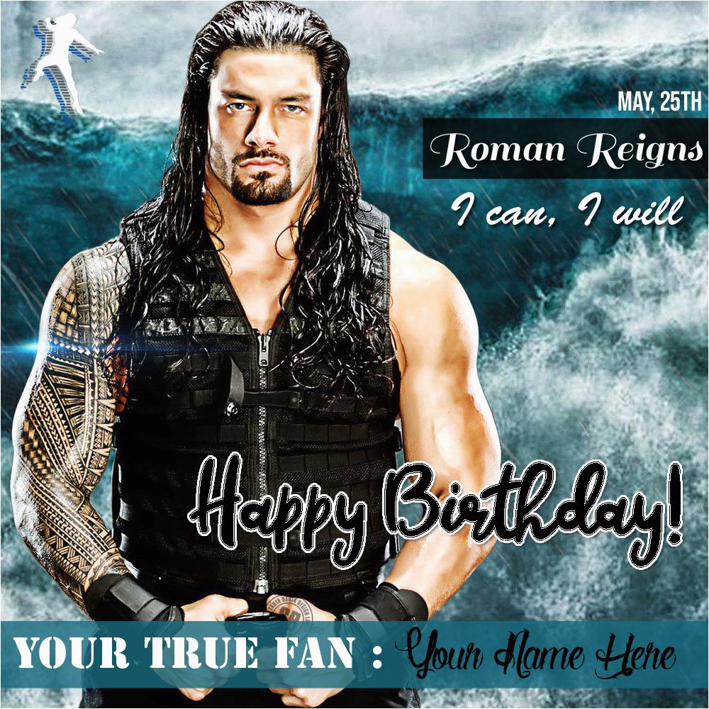 happy birthday seth rollins e greeting card with name