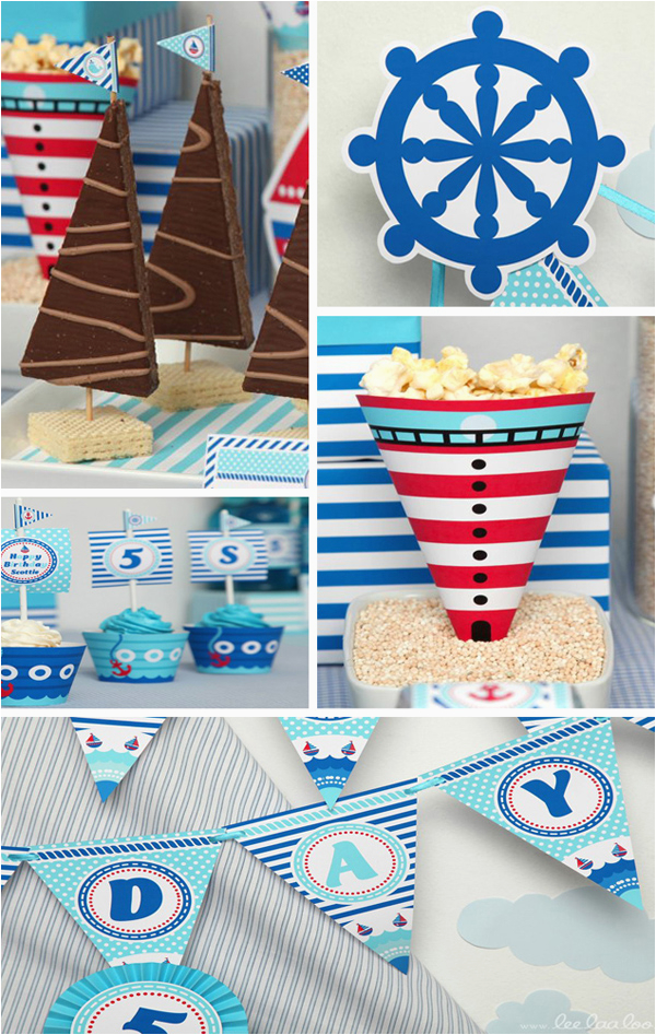 nautical birthday party